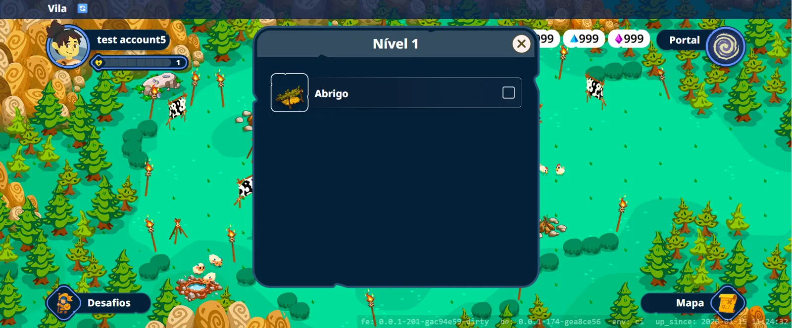 Nível 1 — tutorial